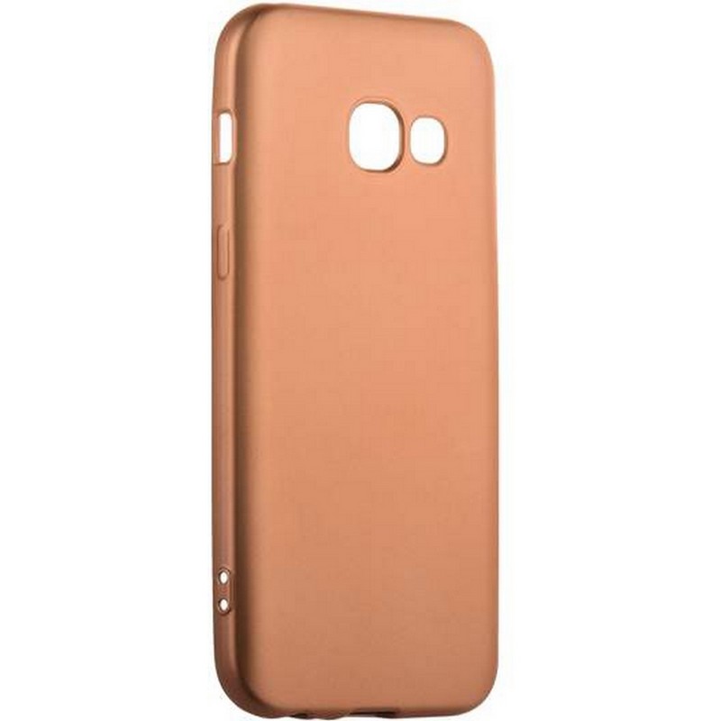 Чехол-накладка силиконовый J-case Delicate Series Matt 0.5mm для Samsung Galaxy A3 (2017) Розовое золото