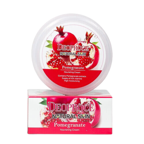 Deoproce Крем для лица и тела с экстрактом граната - Natural skin pomegranate nourishing, 100мл