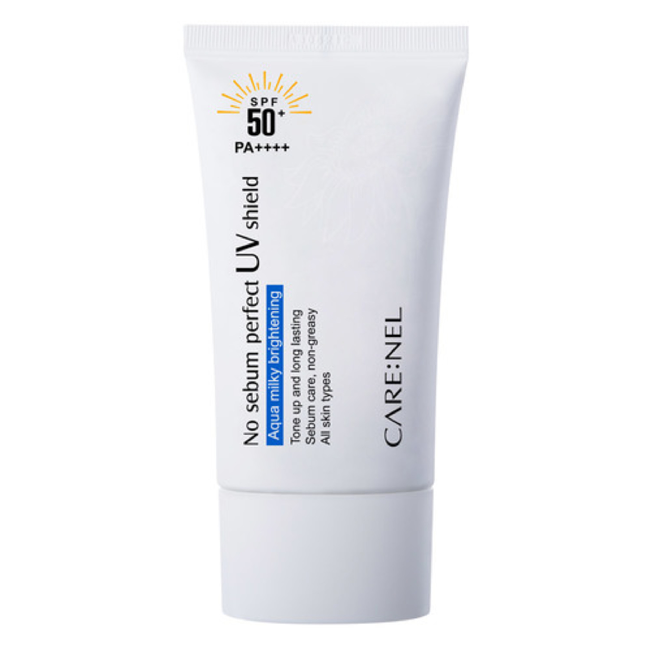 Care:Nel Крем солнцезащитный матирующий - No sebum perfect UV shield SPF 50+ / PA++++, 50мл