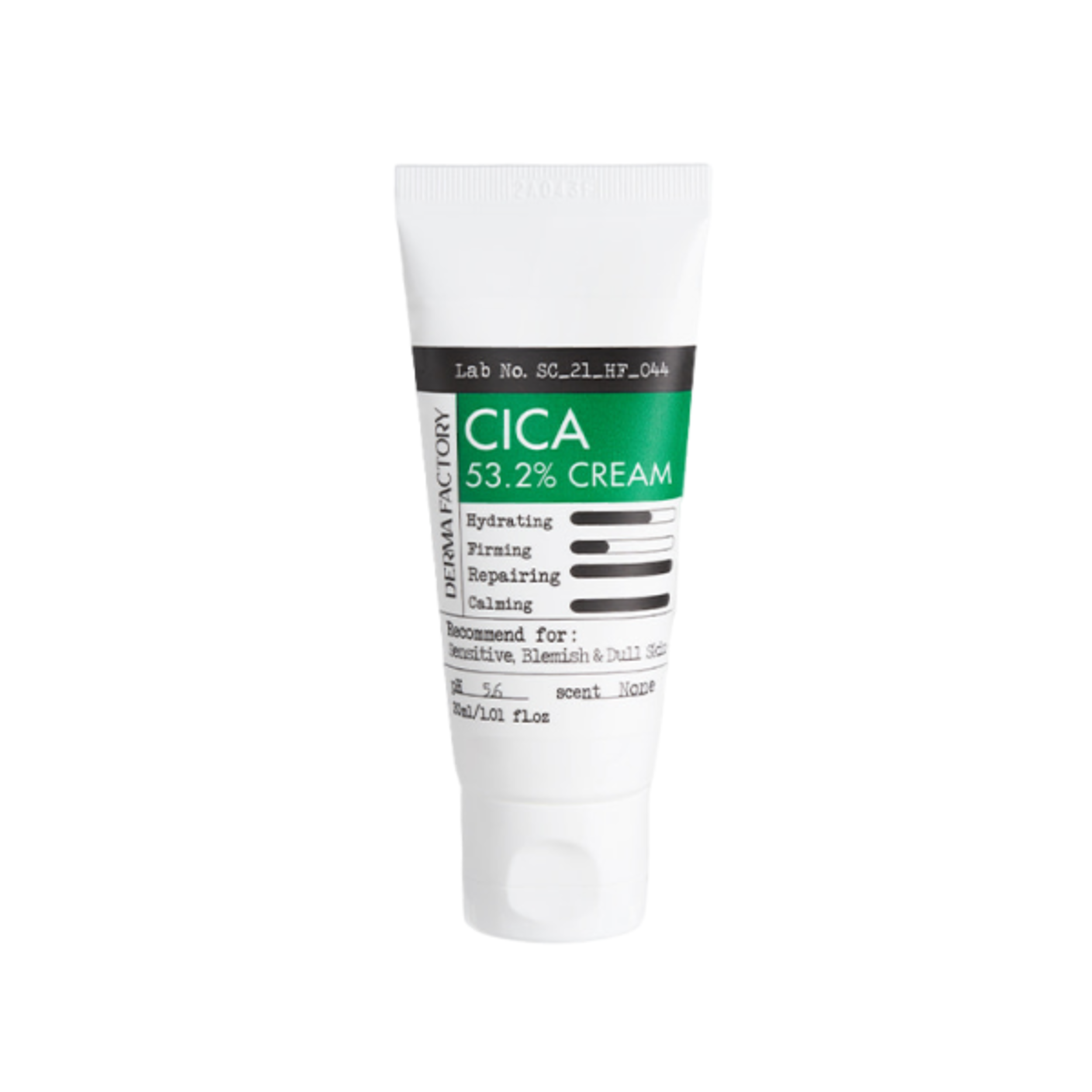 Derma Factory Крем для лица увлажняющий с экстрактом центеллы - Cica 53.2% cream, 30мл