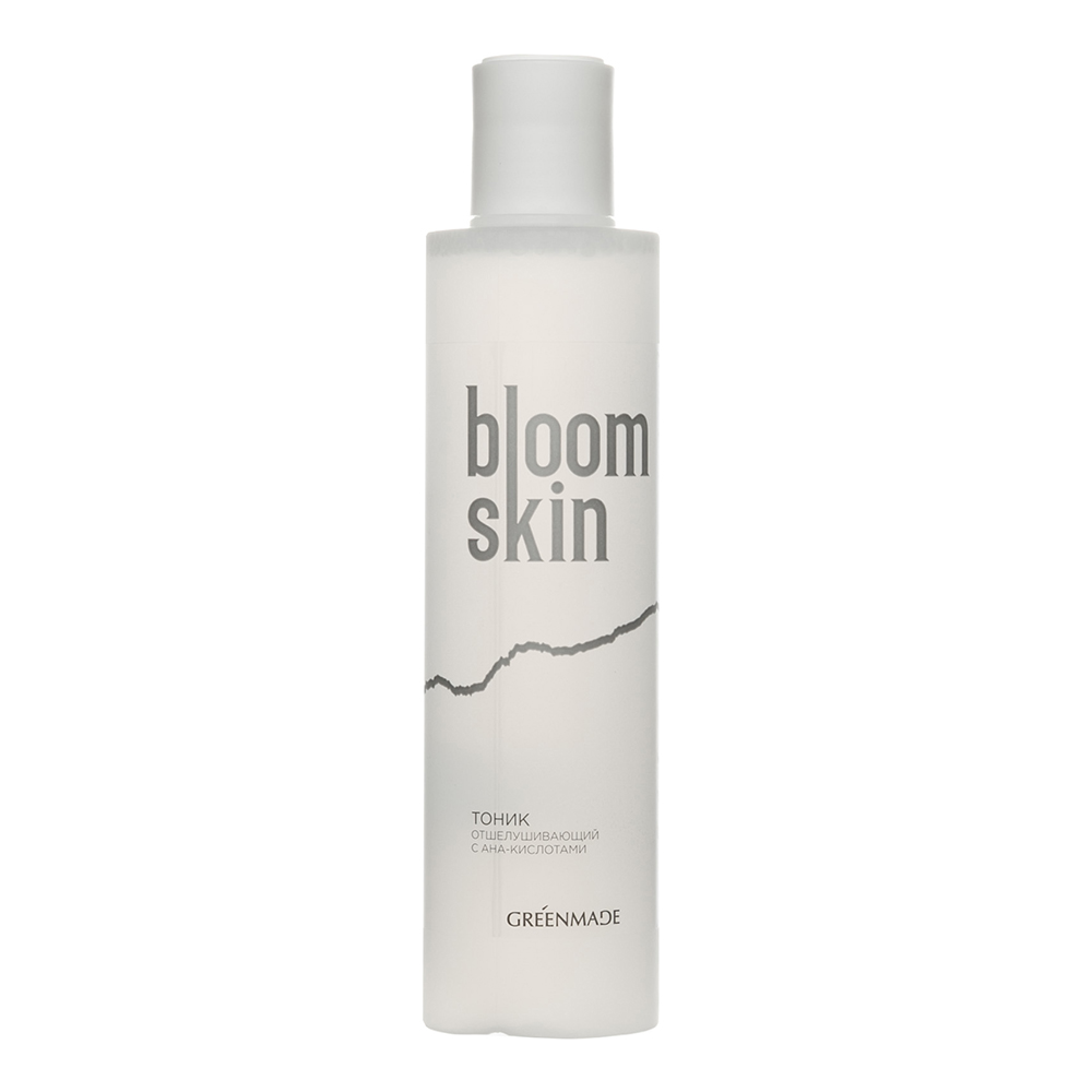 Тоник с АНА-кислотами "Bloom skin", отшелушивающий Greenmade 200 мл