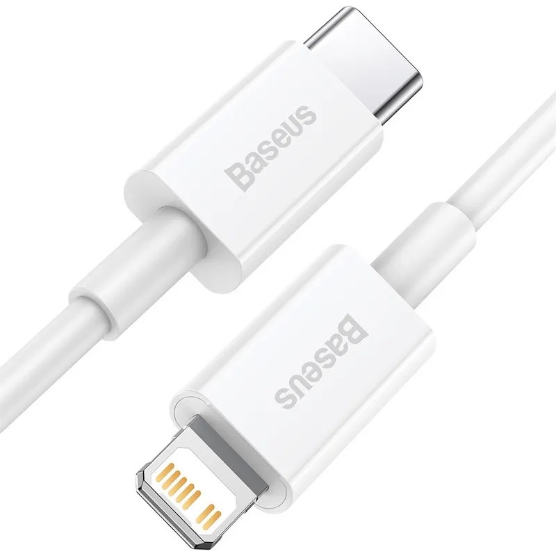 USB дата-кабель Baseus Superior Series Fast Charging Data Cable Type-C - Lightning 20W (CATLYS-A02) 1.0м Белый