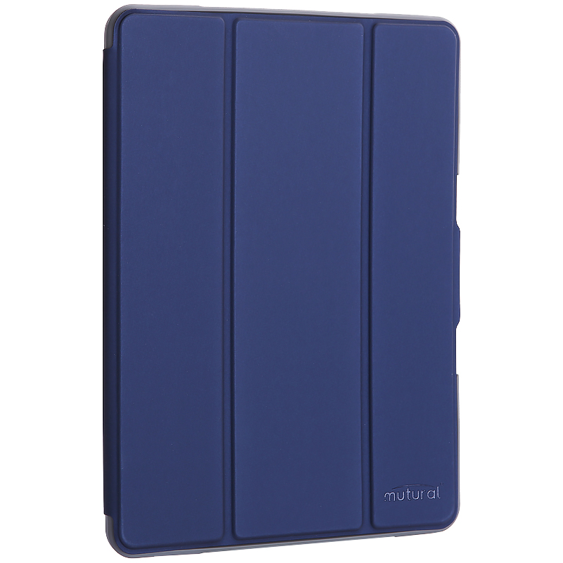 Чехол-подставка Mutural Folio Case Elegant series для iPad 7-8 (10.2") 2019-20г.г. кожаный (MT-P-010504) Синий