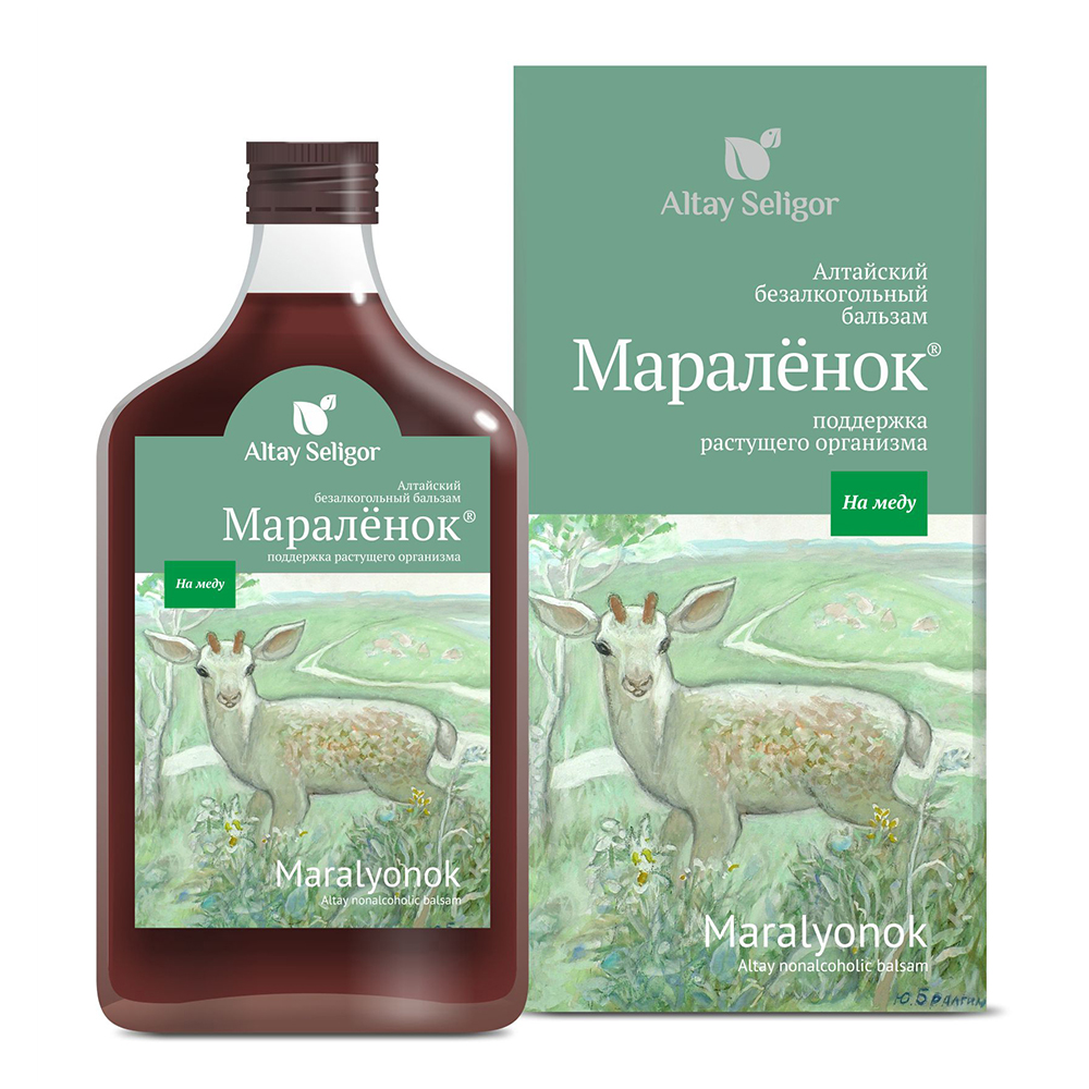 Бальзам на меду "Маралёнок" Altay Seligor 250 г 250 мл