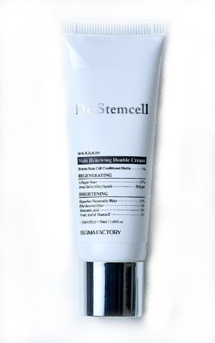 Derma Factory  DR. STEMCELL SKIN RENEWING DOUBLE CREAM Восстанавливающий крем для лица со стволовыми клетками 50мл