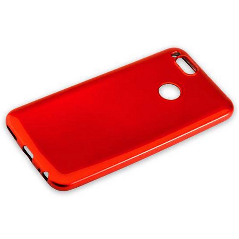 Чехол-накладка силиконовый J-case Shiny Glazed Series 0.5mm для Xiaomi Mi 5X/ Mi A1 (5.5") Jet Red Красный