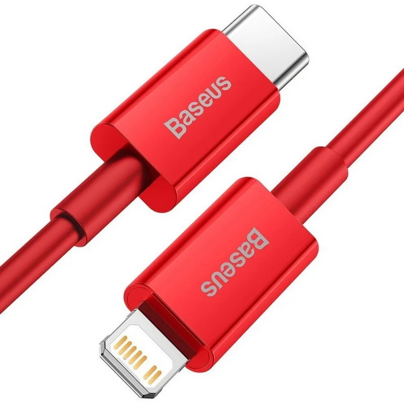 USB дата-кабель Baseus Superior Series Fast Charging Data Cable Type-C - Lightning 20W (CATLYS-C09) 2.0м Красный