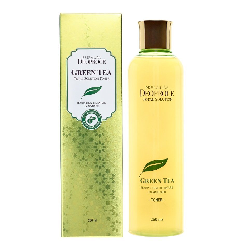 DEOPROCE PREMIUM GREENTEA TOTAL SOLUTION TONER Тонер для лица с экстрактом зелёного чая