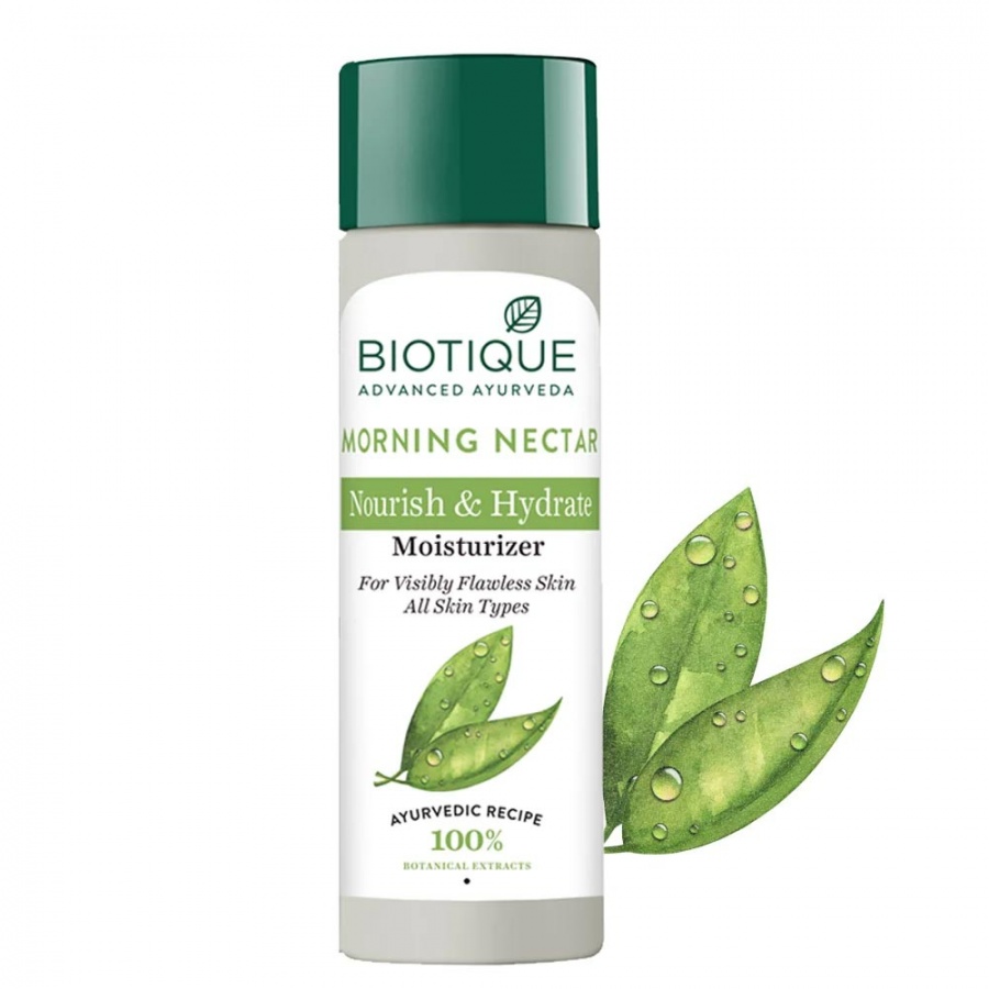 Biotique Morning Nectar Nourish & Hydrate Moisturizer  Увлажняющий и питательный лосьон для лица 120мл