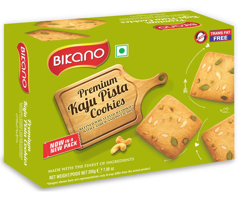 Bikano COOKIES KAJU PISTA Печенье с кешью и фисташками 200г