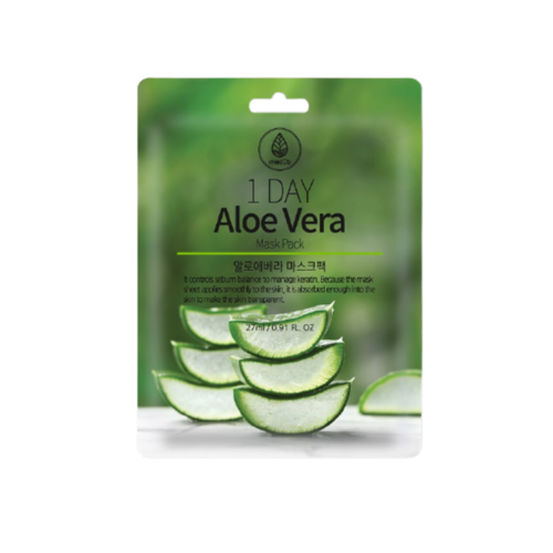 Med B Маска тканевая с экстрактом алоэ вера - 1 Day aloe vera mask pack, 27мл