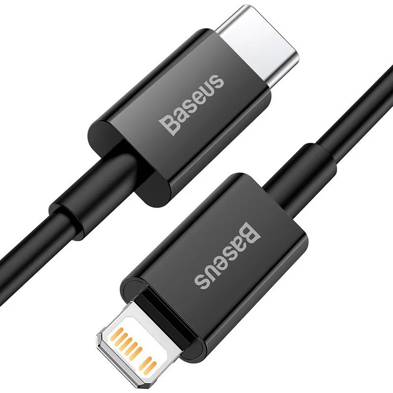 USB дата-кабель Baseus Superior Series Fast Charging Data Cable Type-C - Lightning 20W (CATLYS-A01) 1.0м Черный