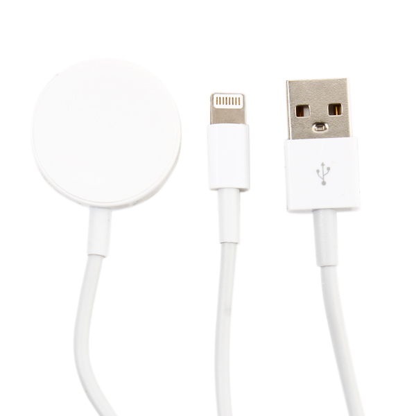 USB дата-кабель COTECi 2in1 Charging cable iPhone & Watch (CS5170-WH) 1м Белый