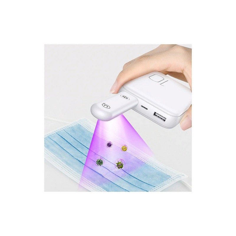 Ультрафиолетовая лампа Usams US-ZB158 Mini USB Ultraviolet Lamp Белый