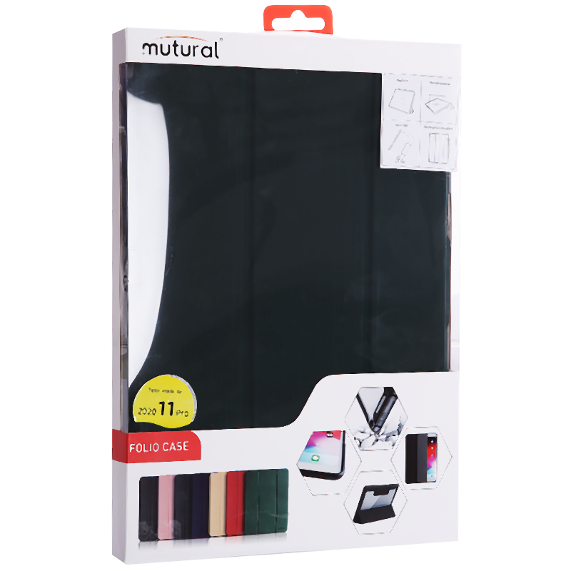 Чехол-подставка Mutural Folio Case Elegant series для iPad Pro (11") 2020г. кожаный (MT-P-010504) Зеленый