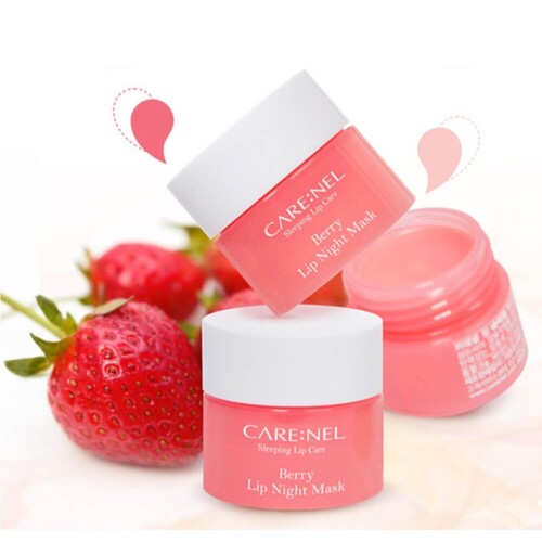 Care:Nel Маска ночная для губ с ароматом ягод – Berry lip night mask, 5г