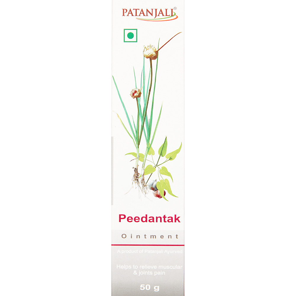 PATANJALI Body cream ointment anesthetic Pidantak Крем-мазь для тела обезболивающая Пидантак 50г