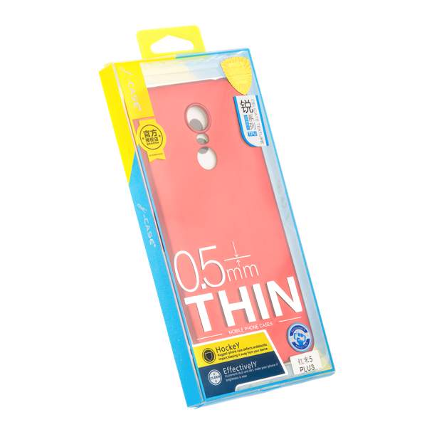 Чехол-накладка силиконовый J-case Delicate Series Matt 0.5mm для Xiaomi Redmi 5 Plus (5.7") Красный