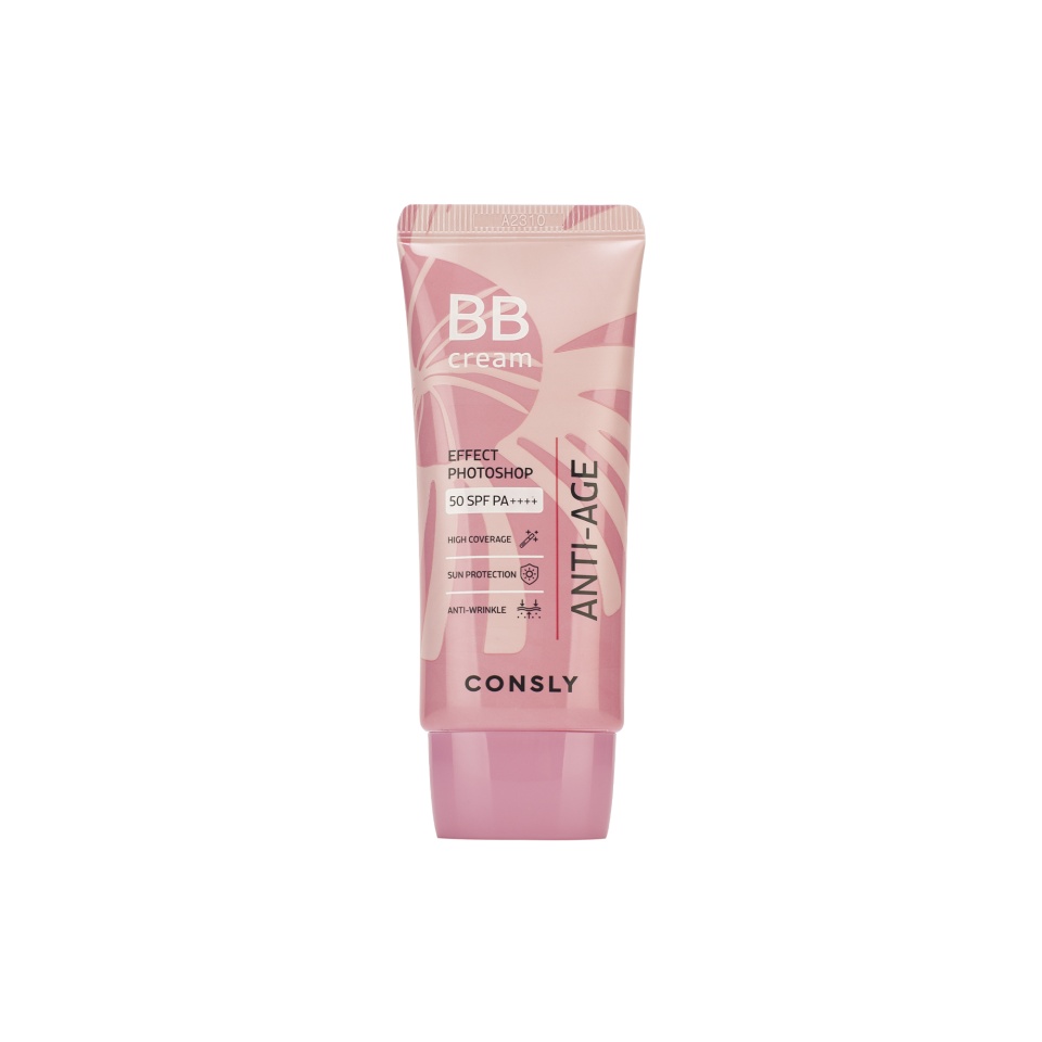 Consly PHOTOSHOP Snail + Peptides Anti-Aging BB cream Антивозрастной ББ- крем с эффектом фотошопа SPF50/PA++++ Натуральный бежевый 50мл