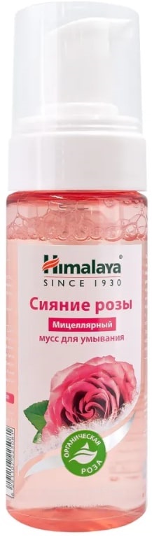 Himalaya Сияние розы Мицеллярный мусс для умывания 150мл