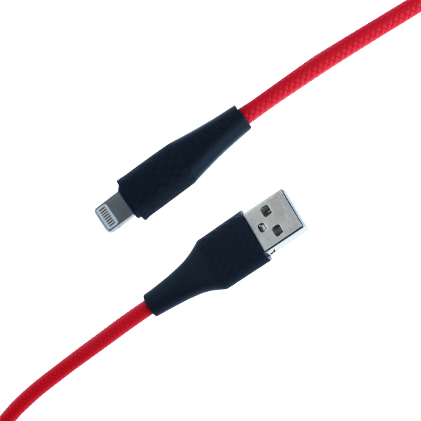 USB дата-кабель Hoco X32 Excellent charging data cable for Lightning (1.0 м) Красный