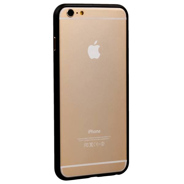 Бампер Fashion Case для iPhone 6s Plus/ 6 Plus (5.5) металлический (замок в верху) черный