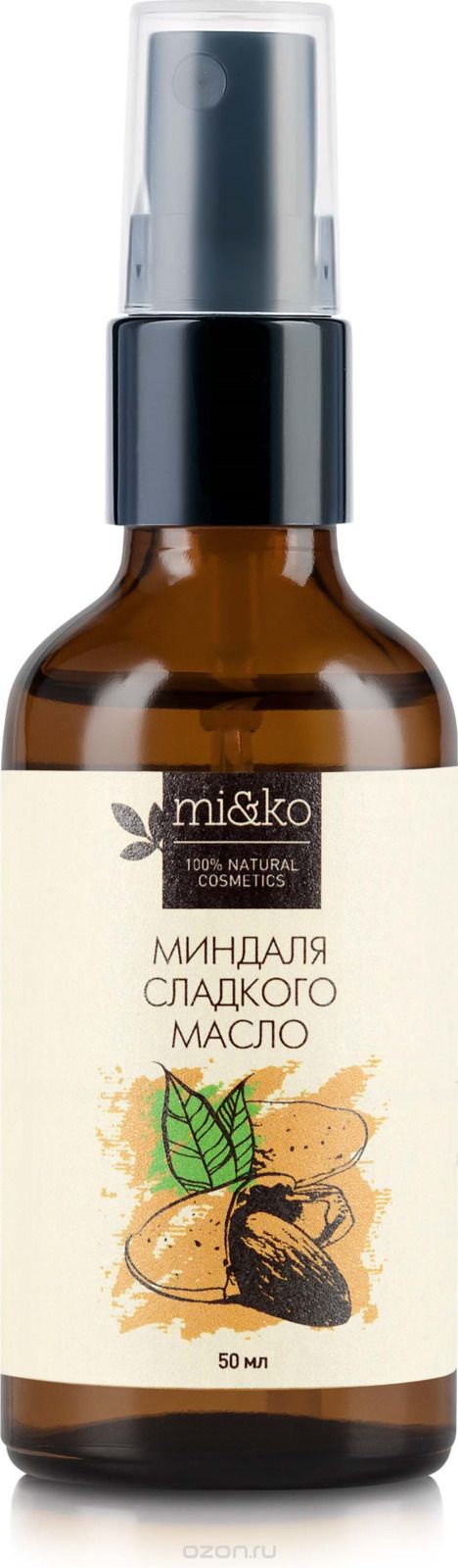 Косметическое масло сладкого миндаля Mi&Ko 50 мл