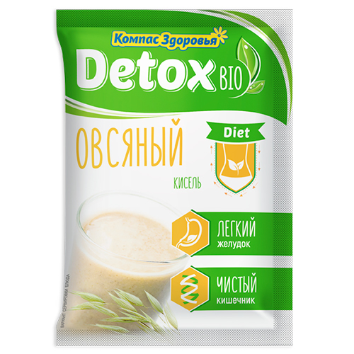 Кисель detox bio Diet "Овсяный" Компас здоровья 25 г