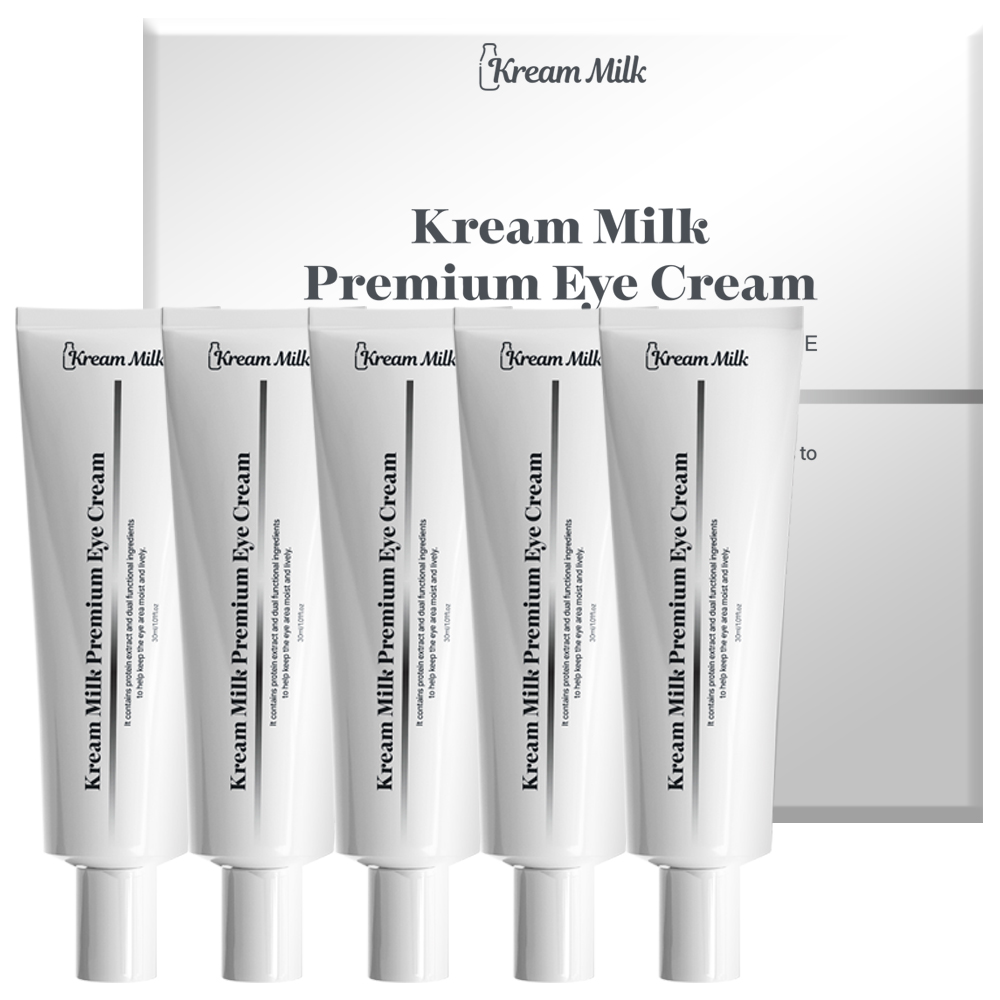 Kream Milk Premium Eye Cream Питательный крем для кожи вокруг глаз с экстрактом молочного протеина 5*30мл