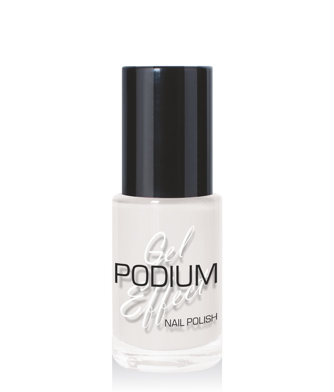 Лак для ногтей PODIUM Gel Effect тон 101 кремовый 10мл