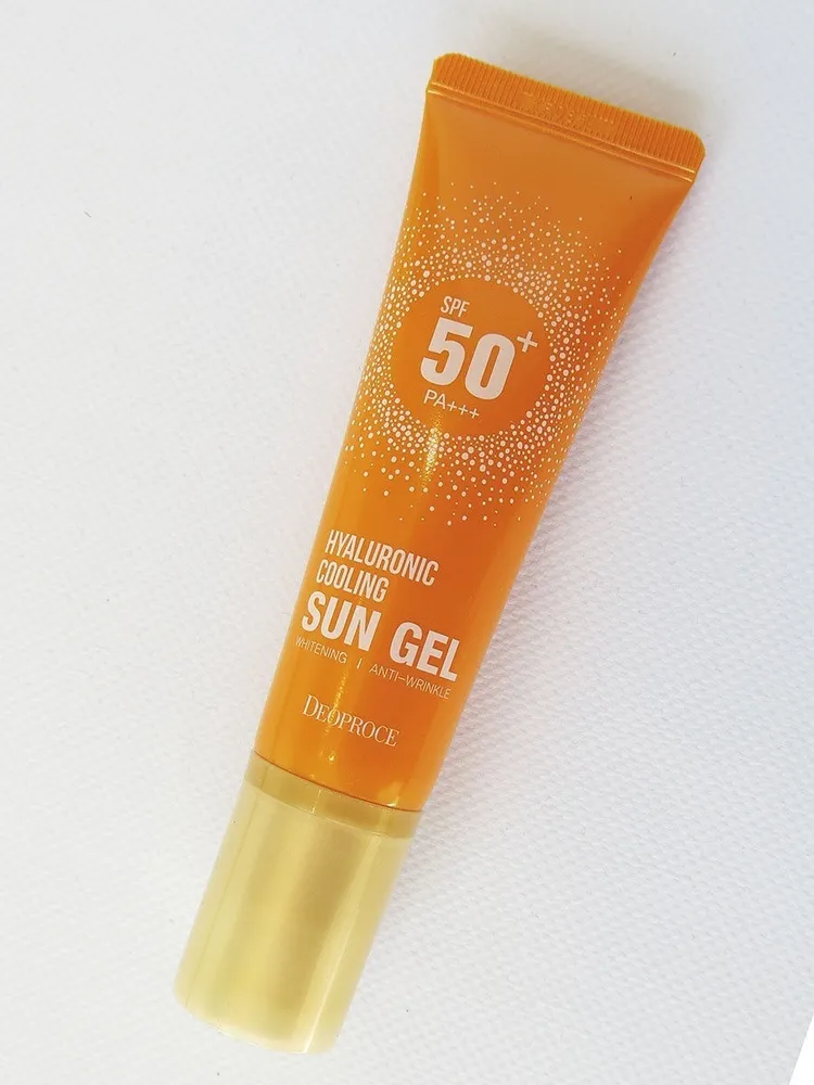 Deoproce Гель для лица увлажняющий солнцезащитный - Spf 50+/ pa +++ hyaluronic sun gel, 50г