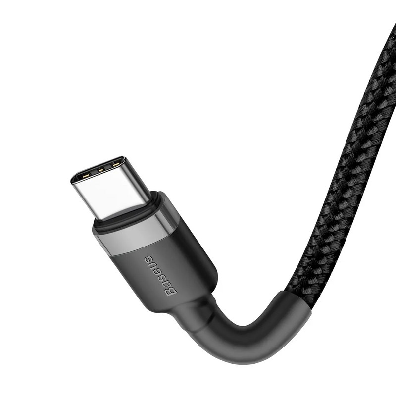 USB дата-кабель Baseus Cafule Series Type-C to Type-C PD2.0 Cable (20V-3A ) (CATKLF-GG1) 1.0 м Черный