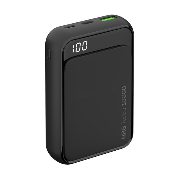 Аккумулятор внешний универсальный Deppa NRG Turbo Compact 10000 mAh QC 3.0 power bank 18 W D-33555 (2USB: 5V-2.1A) Графитовый