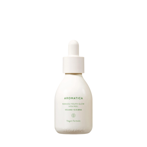 Aromatica Пилинг-сыворотка с кислотами и витаминами - Kakadu Glow Vita Peel 10% AHA+0.5% BHA, 30мл