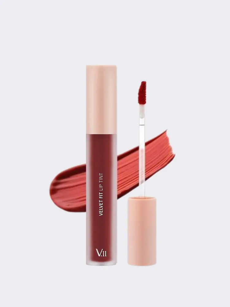 VILLAGE 11 FACTORY VELVET FIT LIP TINT [INTENSE RED] Тинт для губ