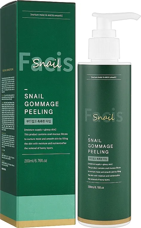 Facis SNAIL GOMMAGE PEELING Скраб-пилинг для лица с муцином улитки