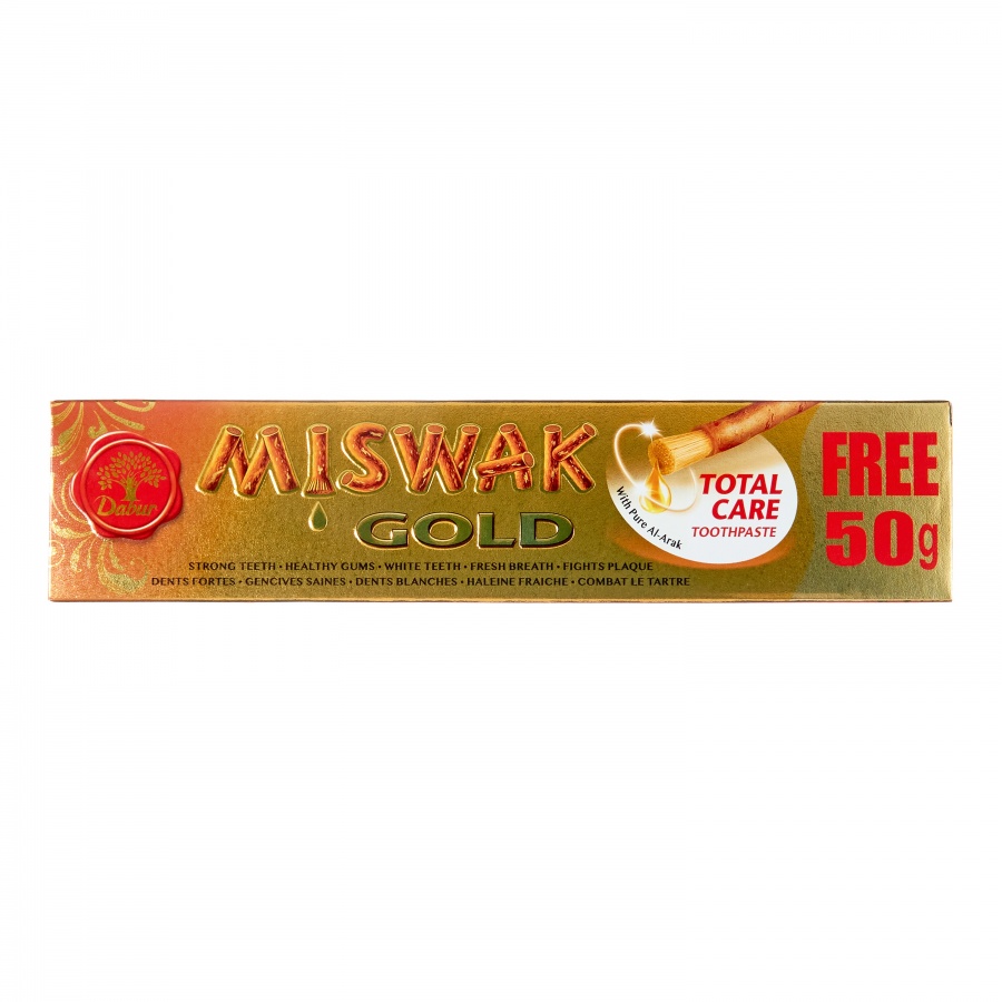 DABUR Toothpaste Miswak Gold Зубная паста Мишвак Голд 120+50г