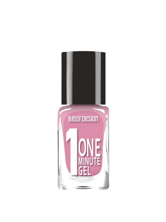 Лак для ногтей One Minute Gel тон 214 сливовый сапфир 10мл