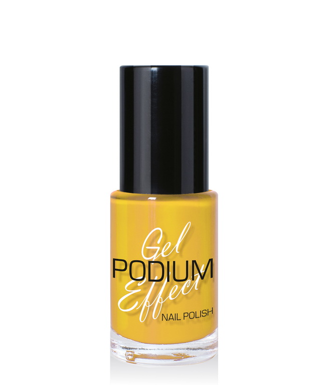 Лак для ногтей PODIUM Gel Effect тон 117 желтый 10мл