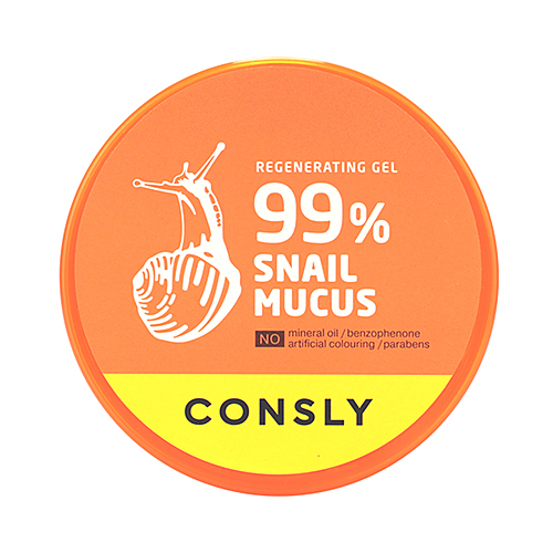 Consly Гель восстанавливающий с муцином улитки - Snail mucus regenerating gel, 300мл