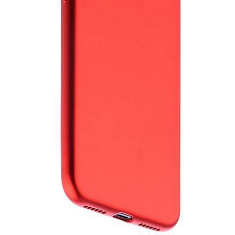 Чехол-накладка силиконовый J-case Delicate Series Matt 0.5mm для iPhone XS/ X (5.8") Красный