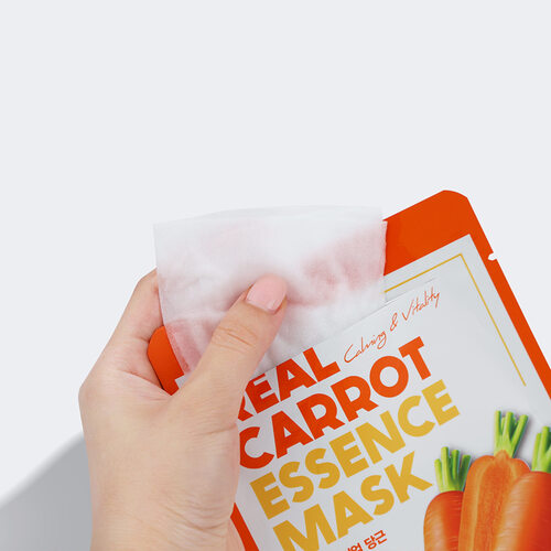 FarmStay Маска тканевая с экстрактом моркови - Real carrot essence mask, 23мл