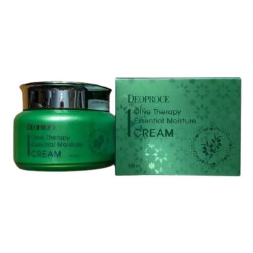 Deoproce Крем для лица с экстрактом оливы - Olive therapy essential moisture cream, 100мл