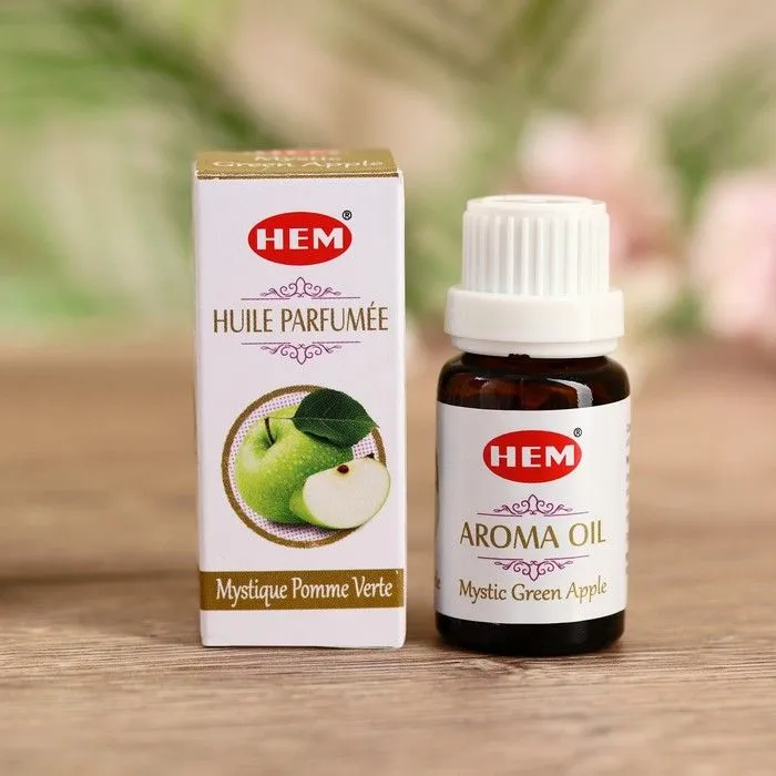 Hem Aroma Oil Mystic Green Apple Ароматическое масло Зелёное Яблоко 10мл