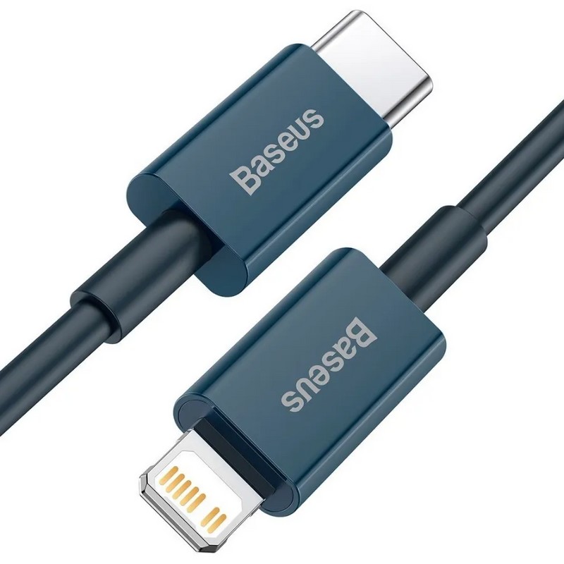 USB дата-кабель Baseus Superior Series Fast Charging Data Cable Type-C - Lightning 20W (CATLYS-C03) 2.0м Синий