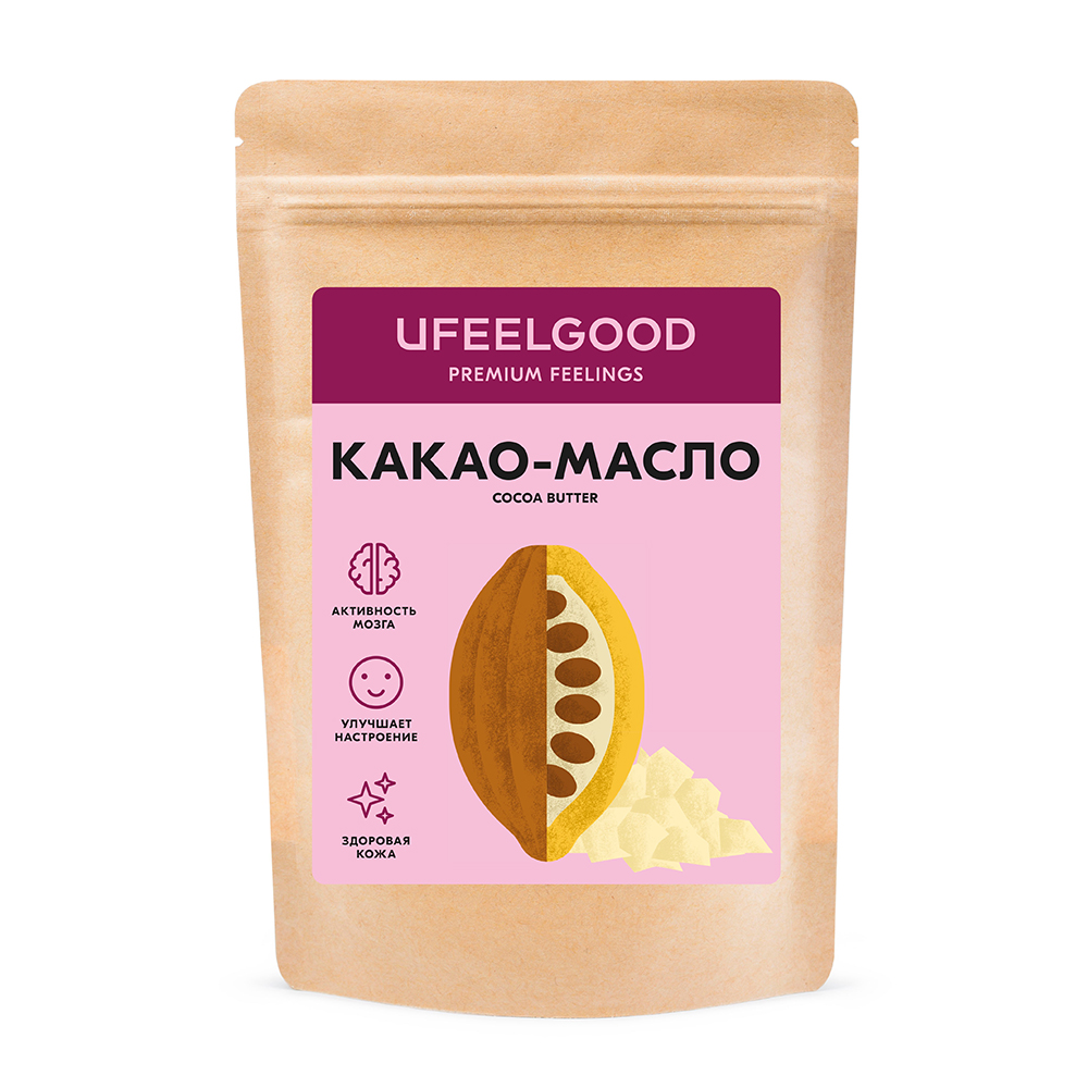 Масло какао / Cocoa butter Ufeelgood 200 г