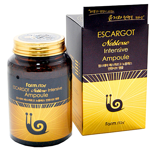 FarmStay Escargot Noblesse Intensive Ampoule Сыворотка с муцином королевской улитки