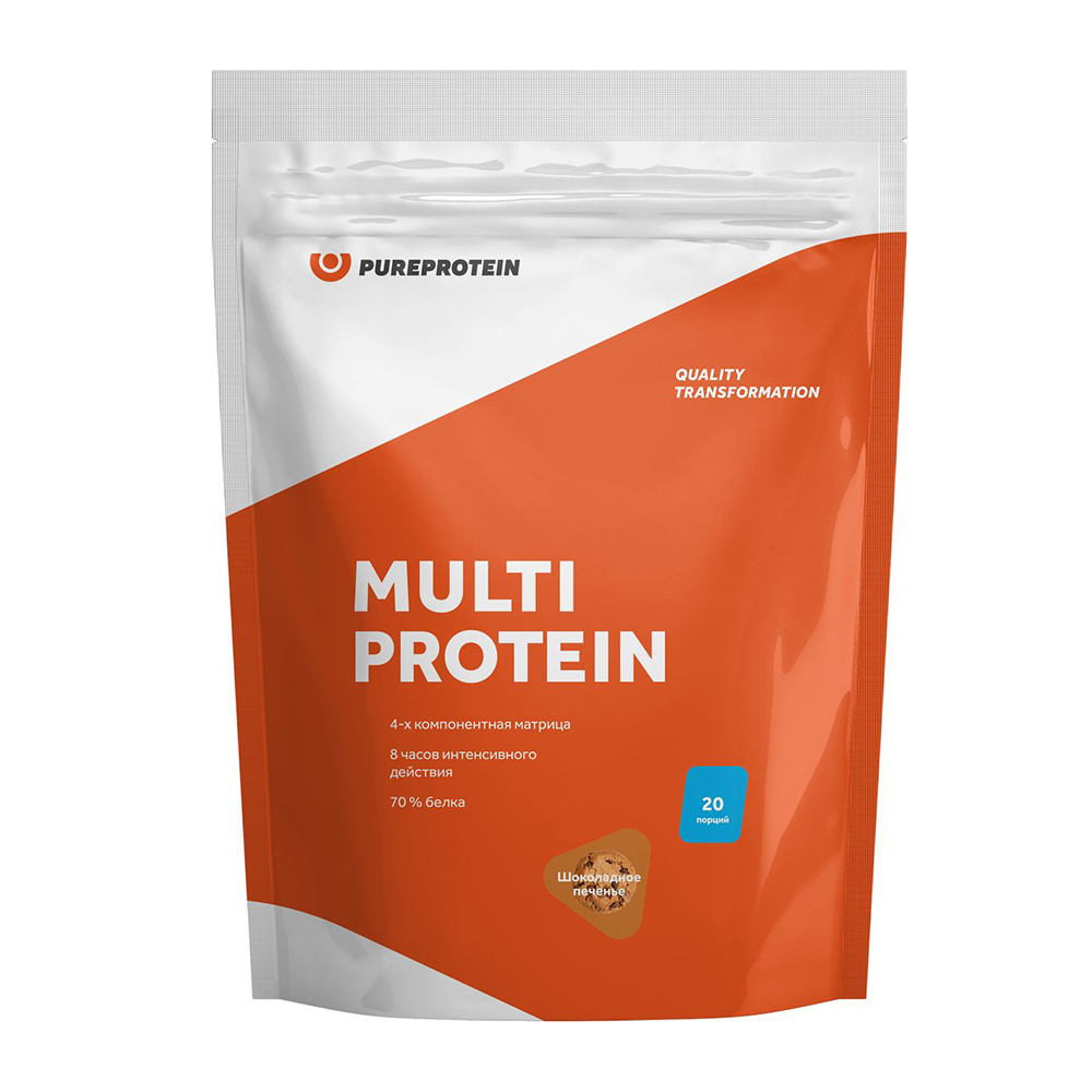 Мультикомпонентный протеин "Шоколадное печенье" Pure Protein 600 г