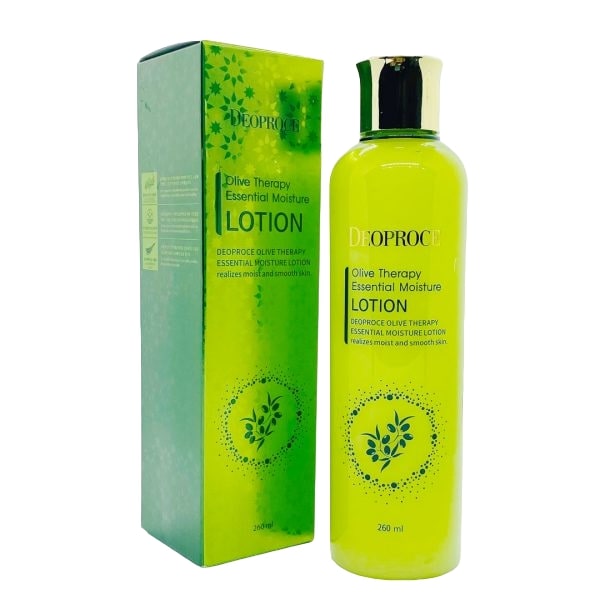 DEOPROCE OLIVE THERAPY ESSENTIAL MOISTURE LOTION Увлажняющий лосьон для лица с экстратком оливы