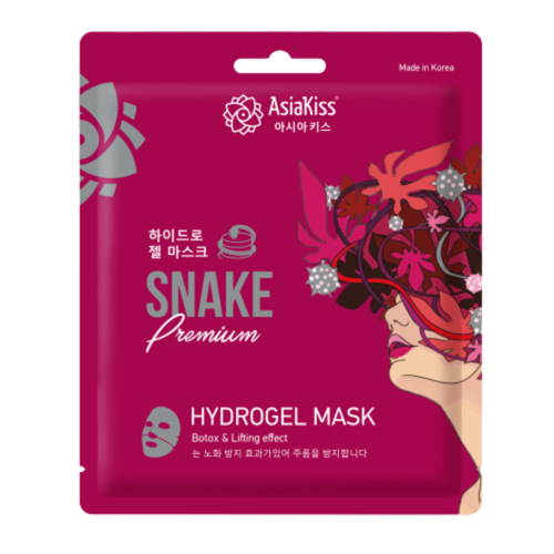 AsiaKiss Маска гидрогелевая со змеиным ядом - Snake hydrogel mask, 20г